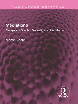 cover image of Mediations